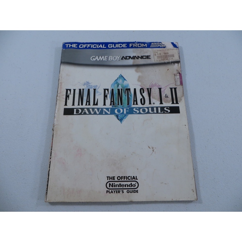 Final Fantasy I & II Dawn of Souls Players Guide Strategy Guide W/ Map‎